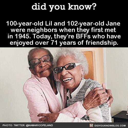 Best Friends For 71 Years