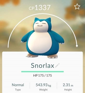 most powerful Pokémon snorlax