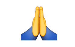 emoji meaning praying hands