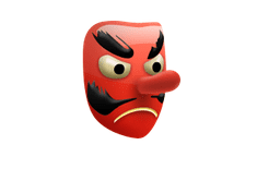 emoji meaning red mask