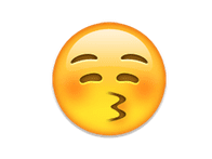 emoji meaning kiss face