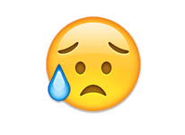 emoji meaning side tear
