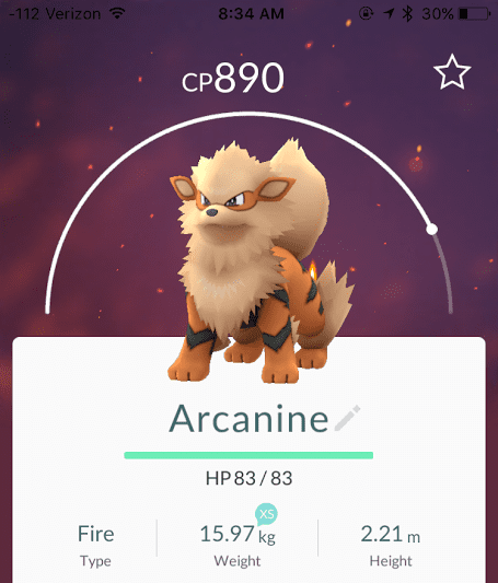 most powerful Pokémon arcanine