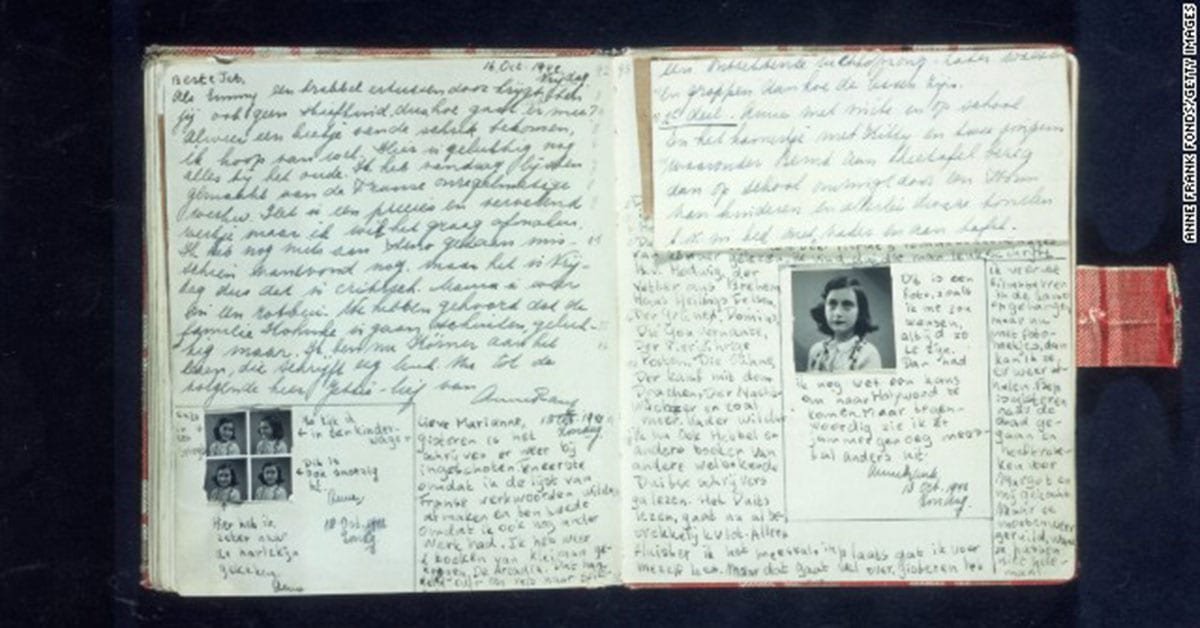 Anne Frank Made Her Last Diary Entry on August 1st, 1944. This Is What ...