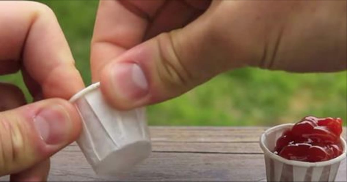 You've Been Using Ketchup Cups Wrong