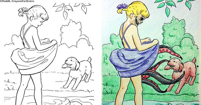 Download Coloring Books Created By Talented Adults With Dark Minds Is Both Funny And Disturbing Page 2 Of 2