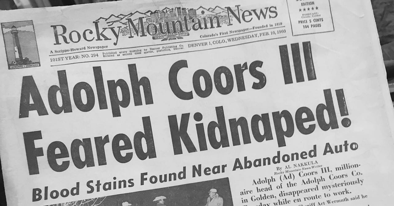 The Kidnapping of the Heir to the Coors Beer Empire Shocked the Nation
