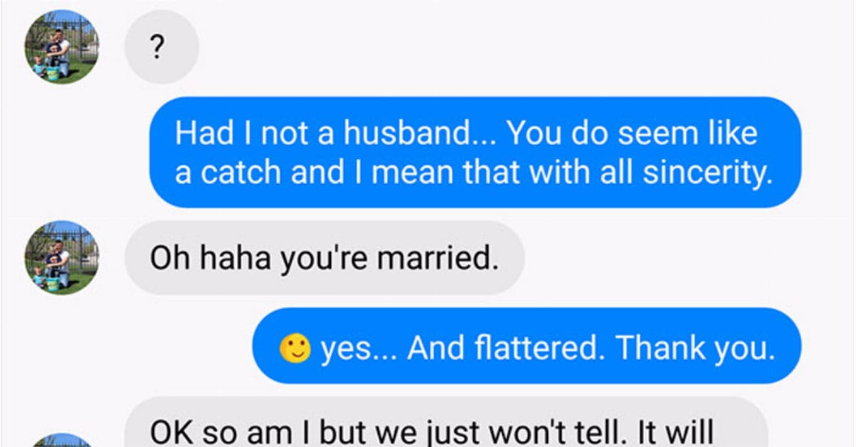 Married woman shares her response to married man hitting on her via