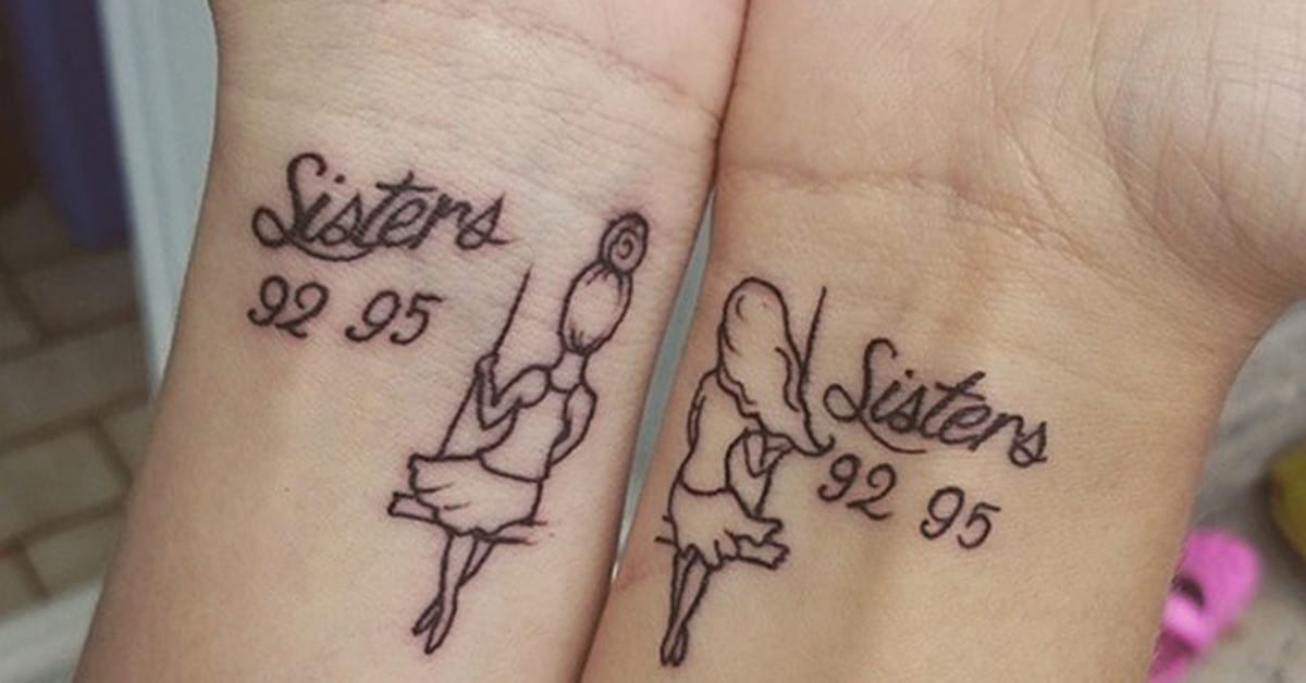 19 Photos of Tattoos You Can Get With Your Sister