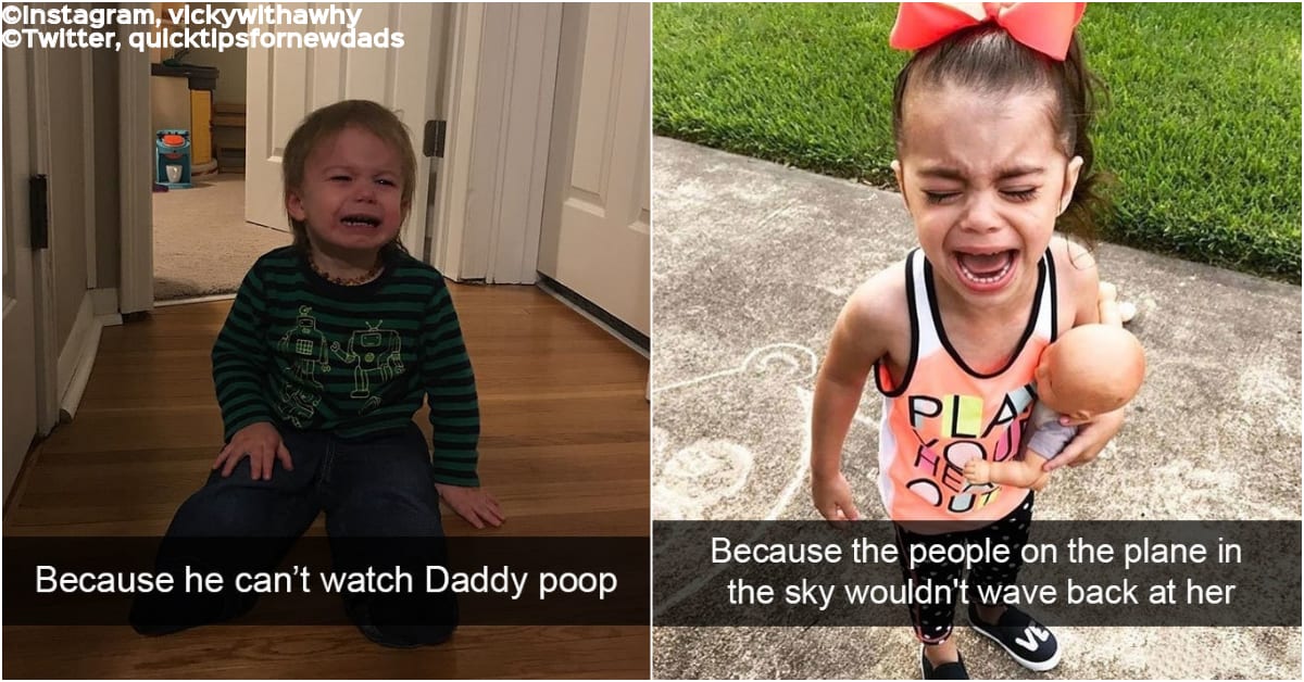 15 People Share The Ridiculous Reasons Kids Cried