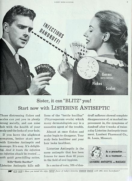 Photo Credit Wikimedia Commons 1 1 How Listerine Created a Bad Breath Epidemic and Have Profited From It Ever Since
