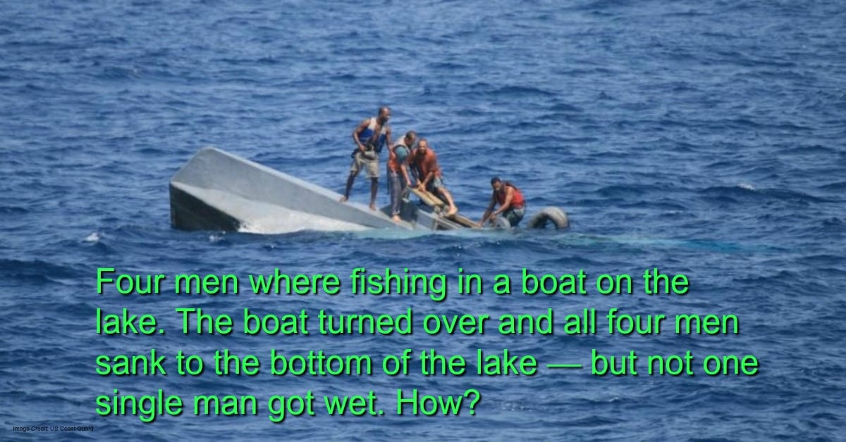 Tricky Boat Riddle These 5 Tricky Riddles Will Keep You Guessing