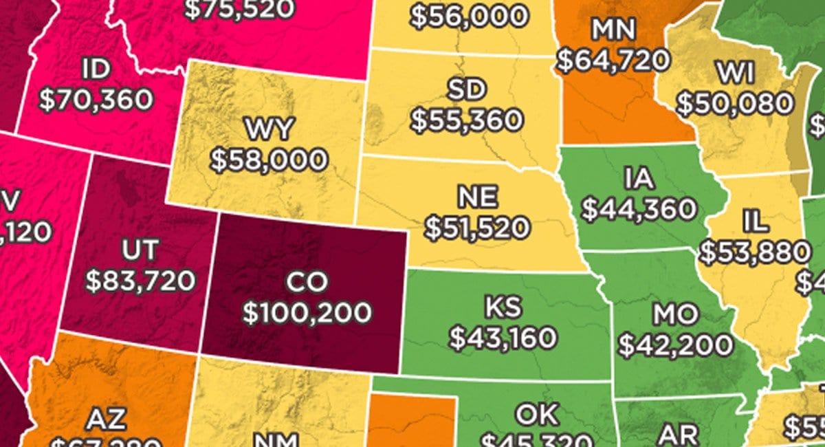 The Salary You Need to Be Paid to Afford an Average Home ...