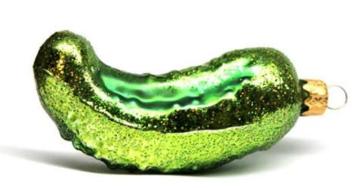 Here's Why People Put Pickles Christmas Trees — A Family Tradition For