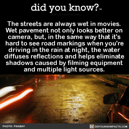 thestreetsarealwayswetinmovieswet did you know?