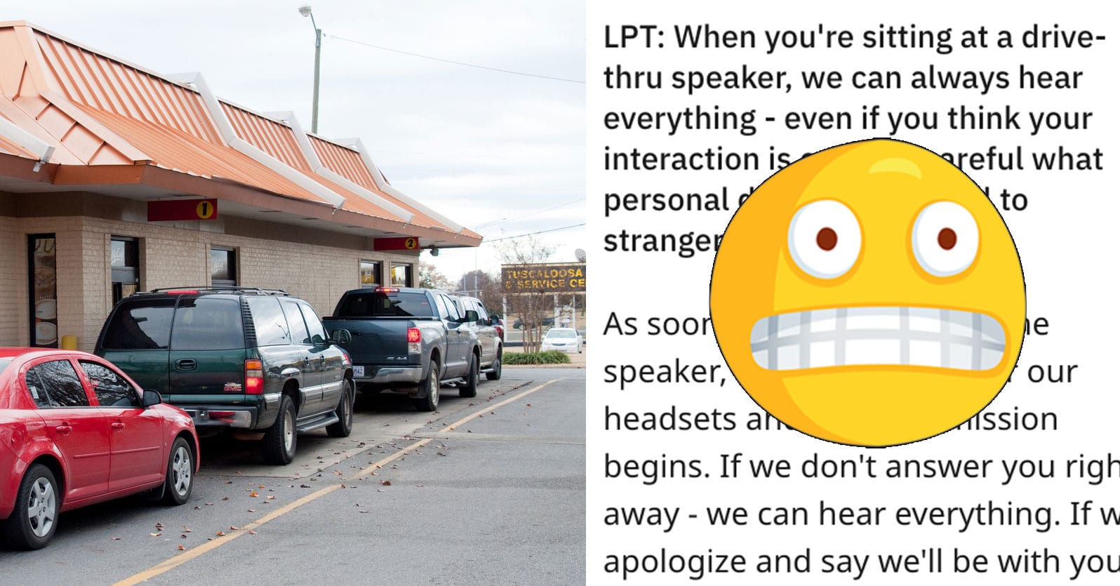 DriveThru Workers Can Hear Everything You Say in Your Car Even When