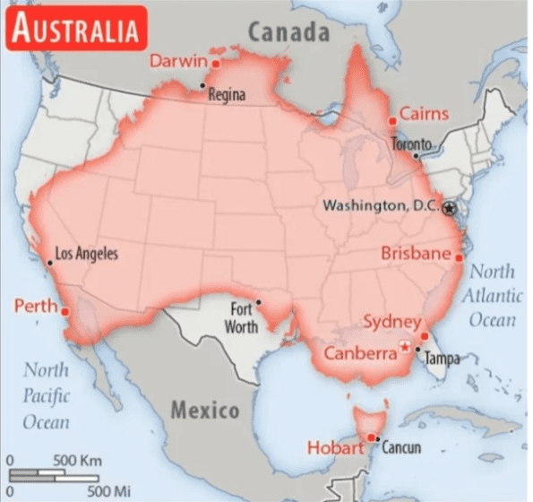 Comparing The Size Of These 15 Countries To The U S Will Give You A New Perspective