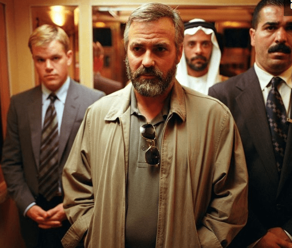 George Clooney in Syriana