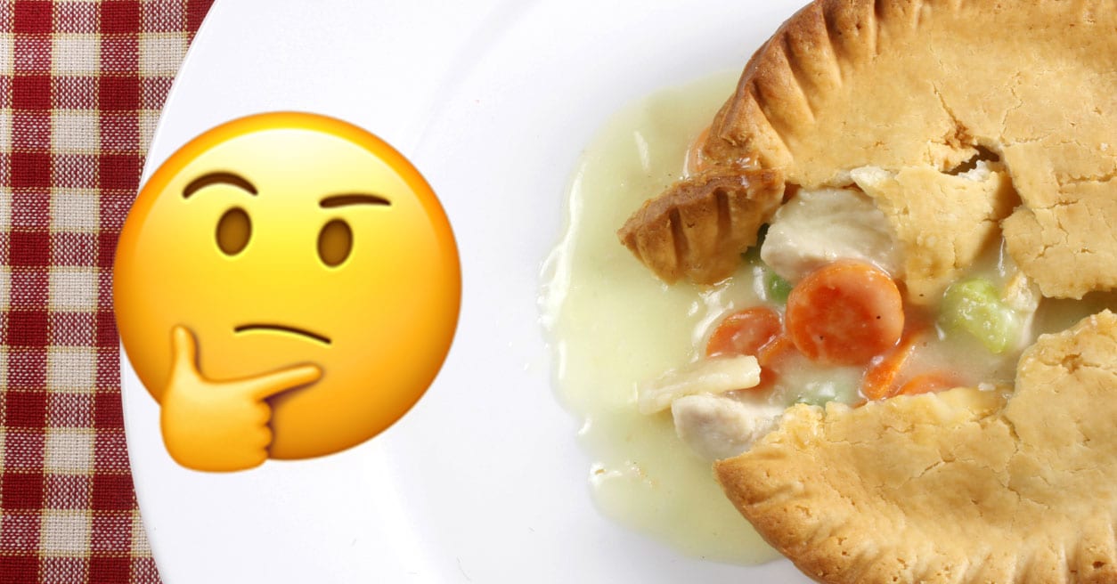 Here's Why You Should Absolutely Flip Your Pot Pies over Before You Eat
