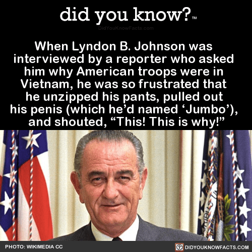 When-lyndon-b-johnson-was-interviewed-by-a - Did You Know?