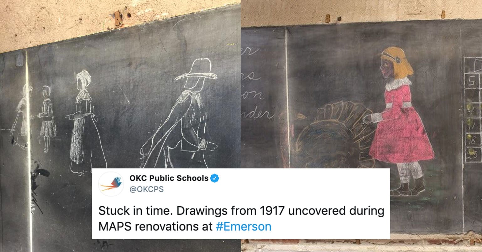 These Chalkboards from 1917 Show How Much About School Has Changed—And