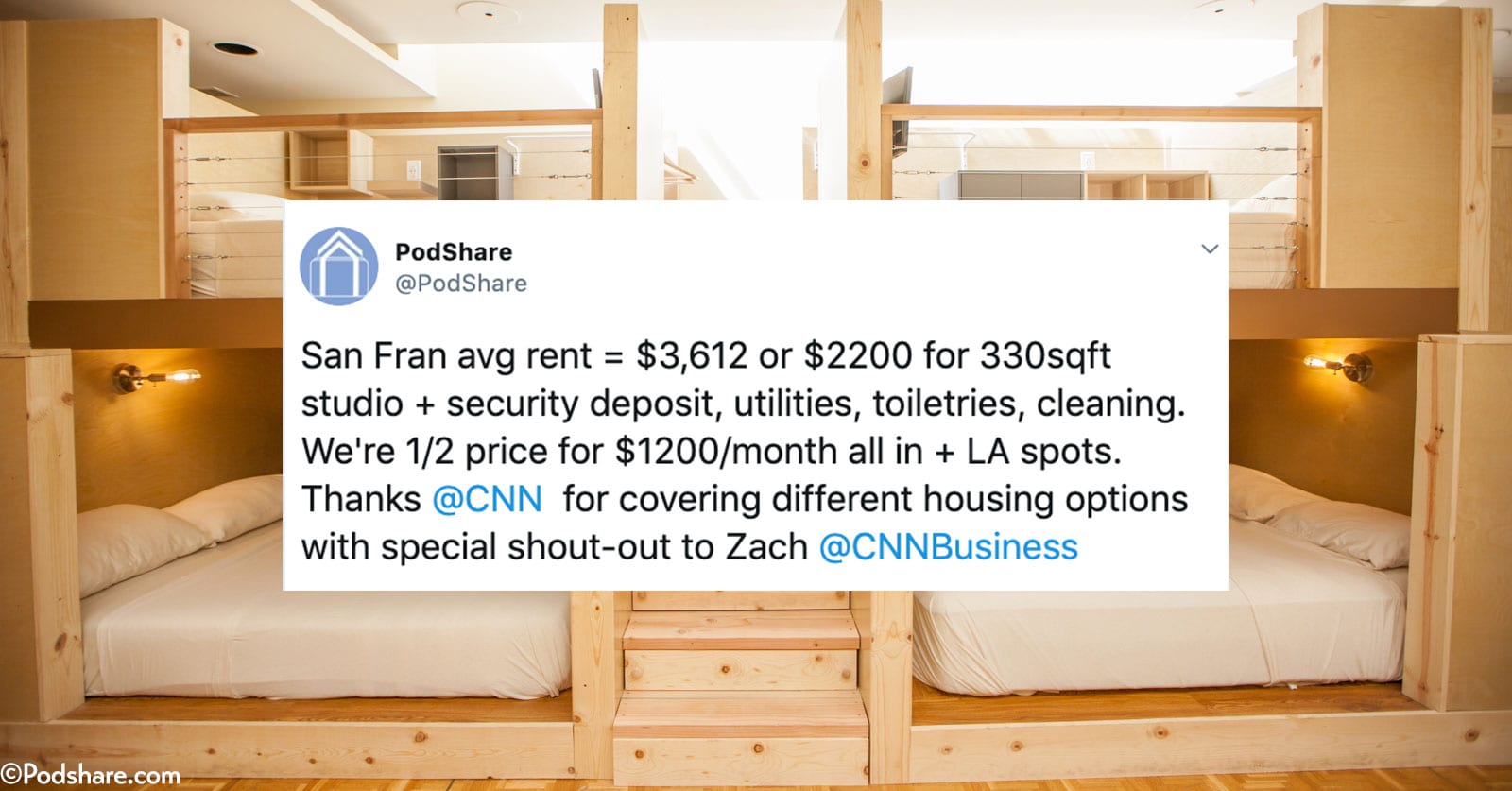 People Are Renting Bunk Beds in San Francisco for 1200 a Month