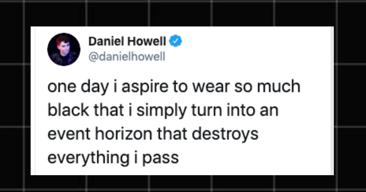 14 Tweets About People Who Only Wear Black Clothes