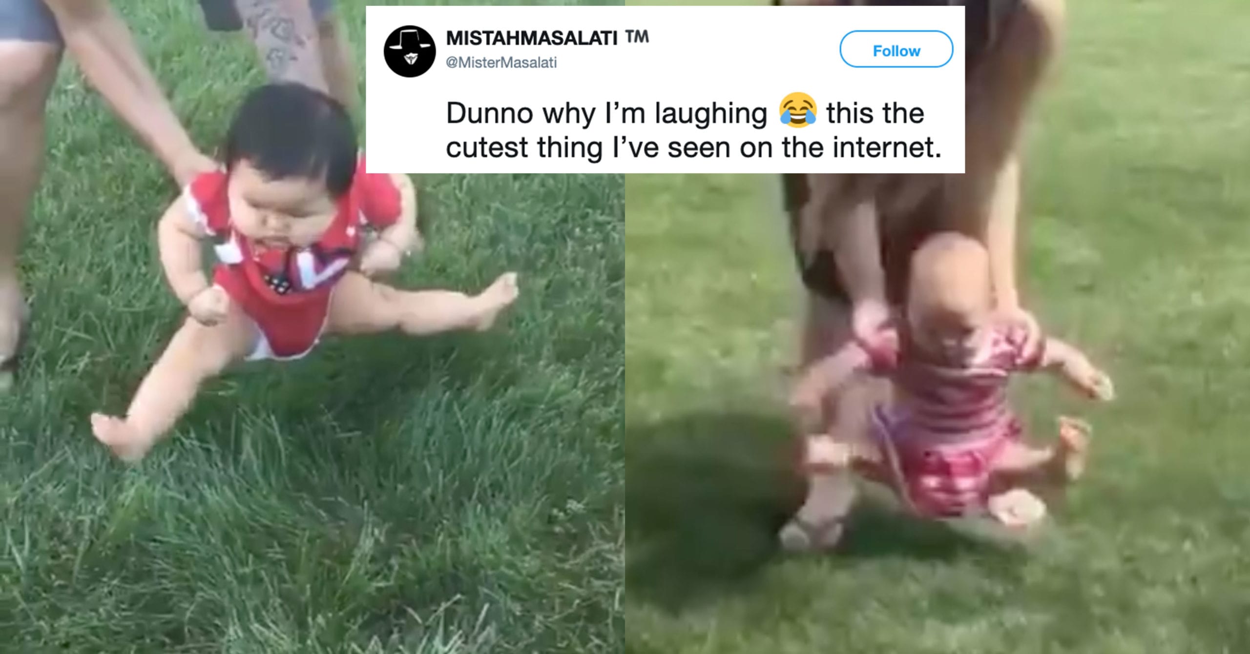 These Cute Videos Show Why Babies Avoid Grass