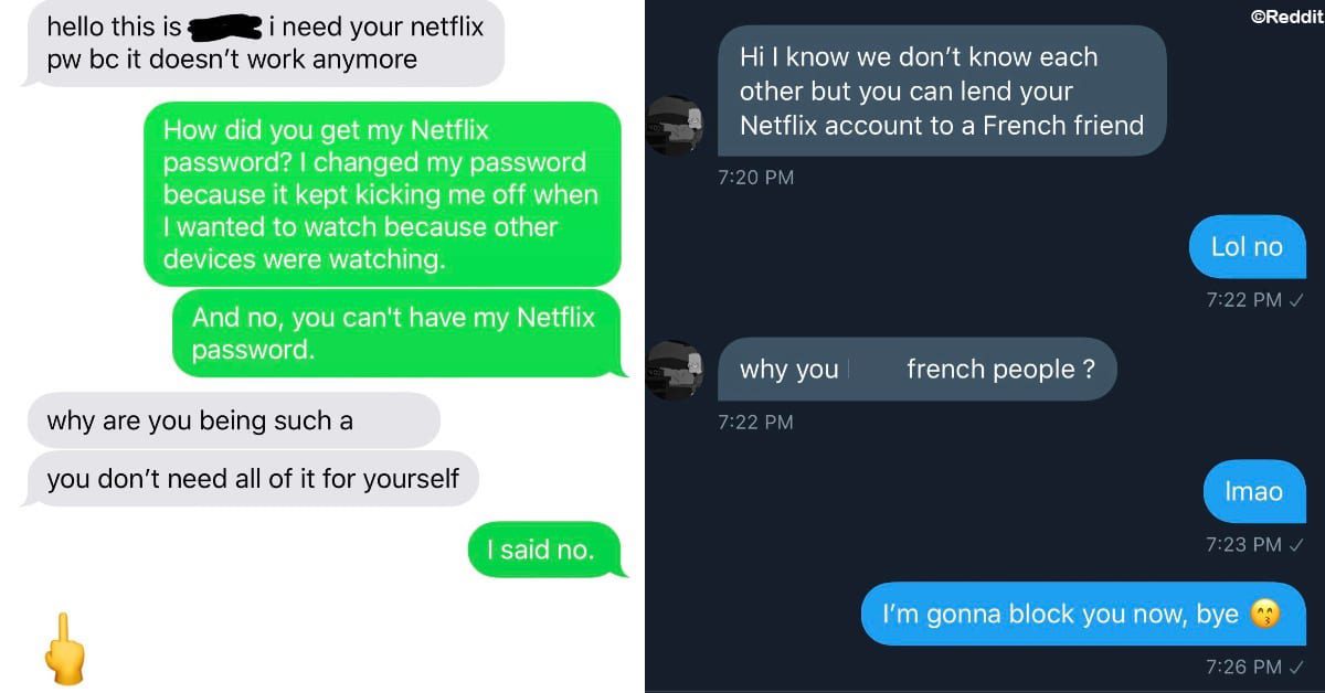 Screenshots of People Begging for Netflix Logins Are Very Entertaining