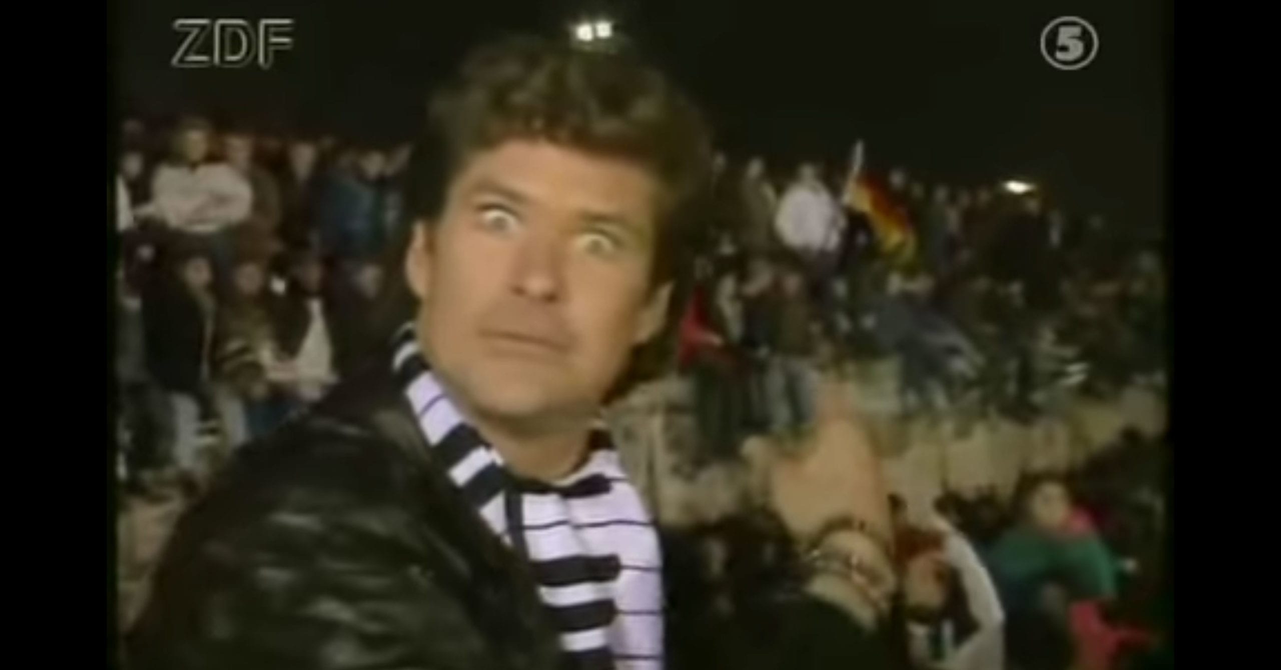 Why Germans See David Hasselhoff as a Symbol of the Fall of the Berlin Wall
