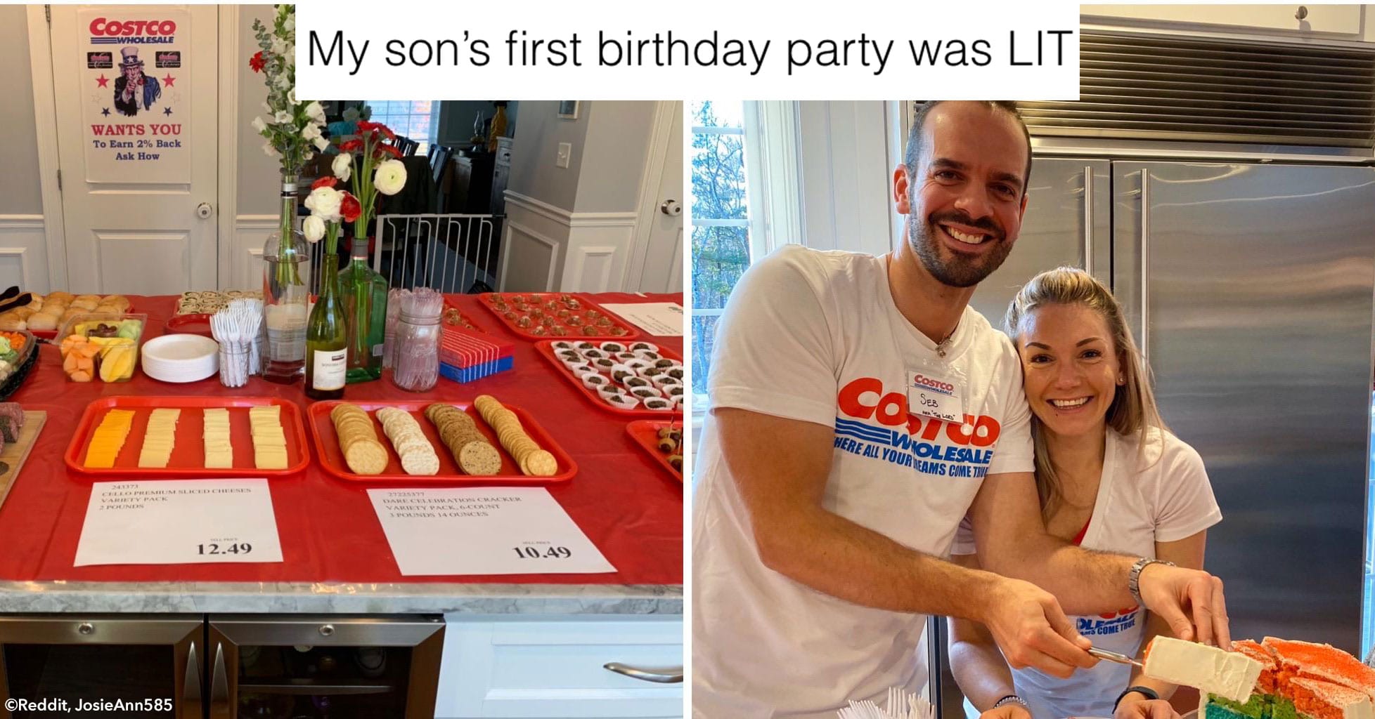 Couple Throws CostcoThemed Birthday Party for Their 1YearOld Son