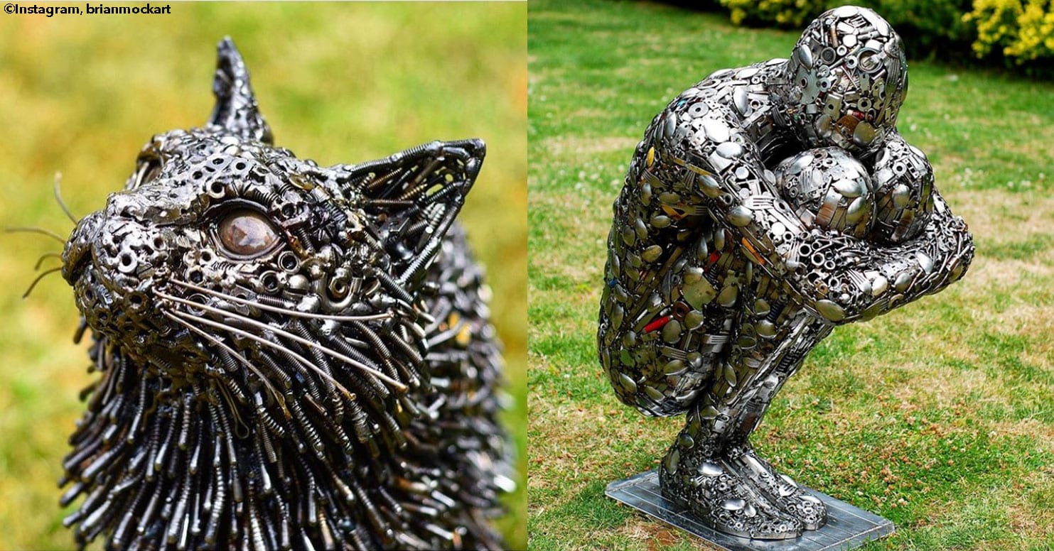 American Artist Makes Incredible Sculptures Out Of Recycled Materials