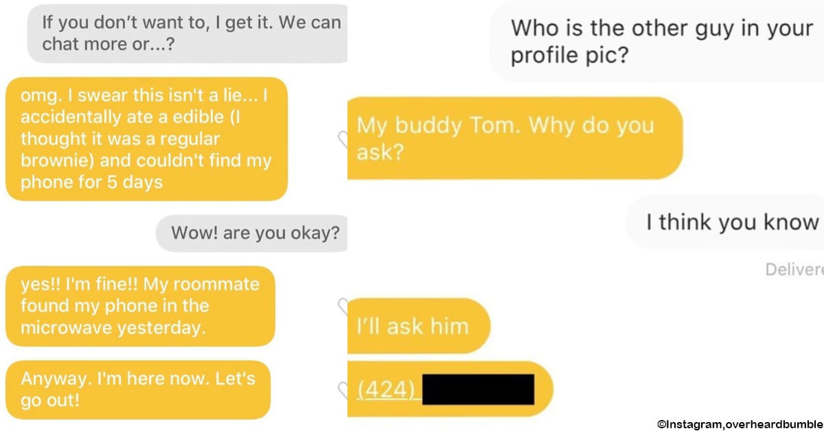 15 Funny Bumble Conversations That Sum up Online Dating