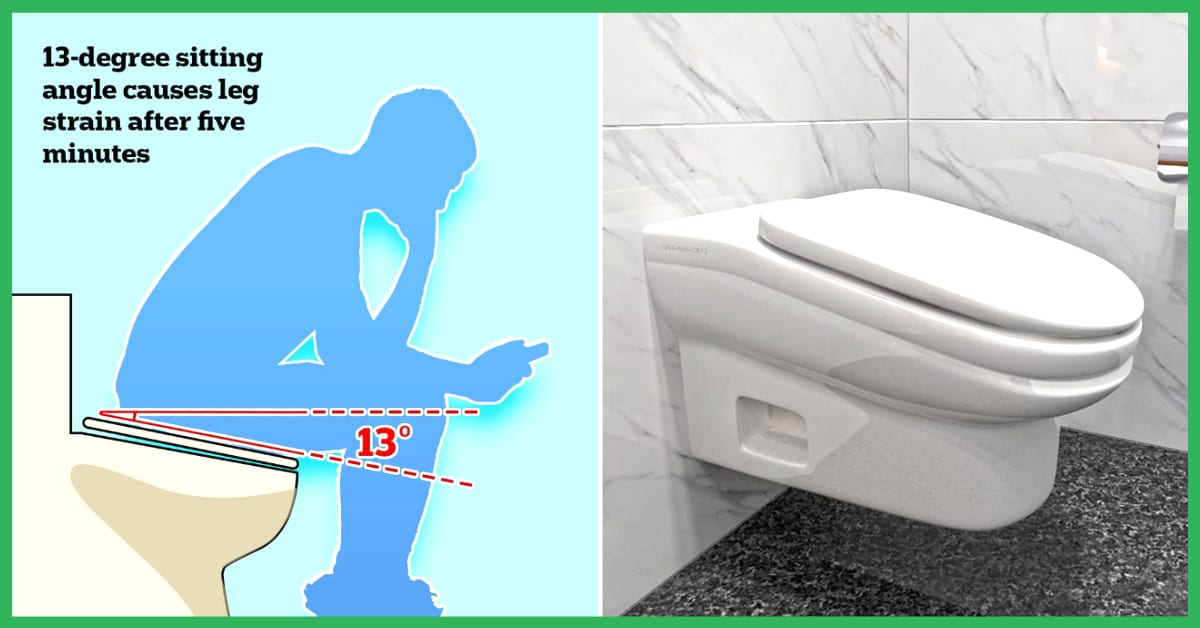 A DownwardTilting Toilet to Prevent Long Bathroom Breaks Has Been Invented