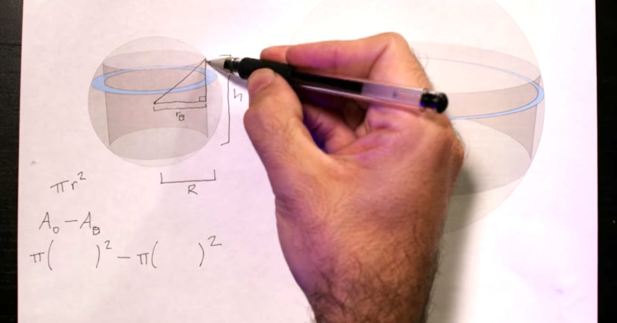Napkin Ring Problem Doesn't Seem Like It's Possible — Here's How It Works