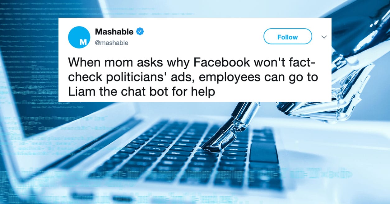 Facebook Builds Bot to Help Workers Get Through Awkward Topics with ...