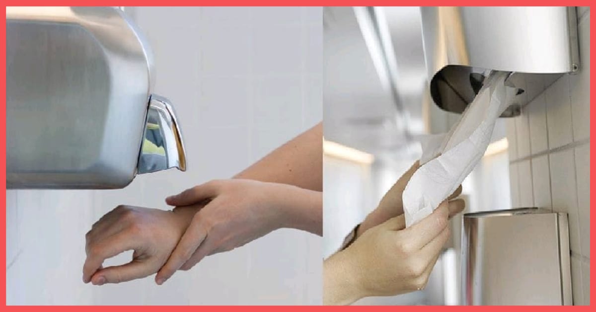 Hand Dryers Are so Effective at Spreading Germs They're Basically a