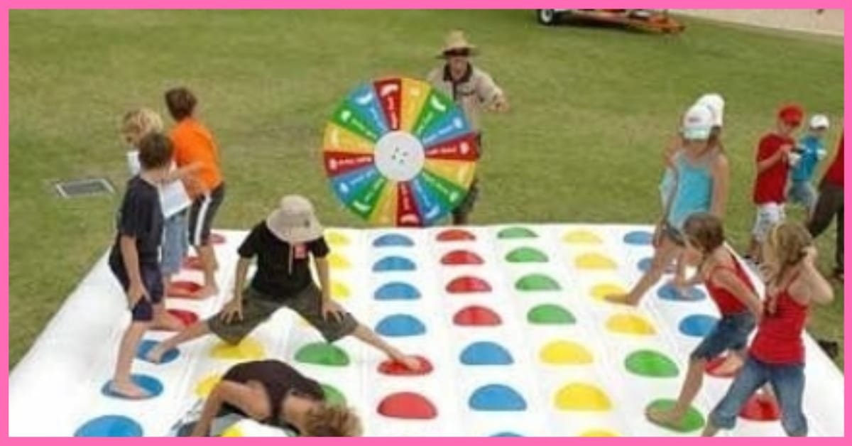 giant inflatable twister game