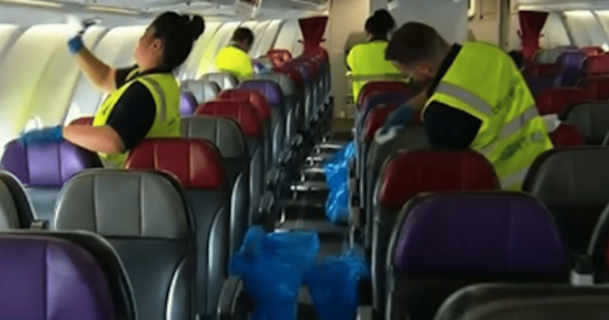 Here's How Airplanes Are Cleaned