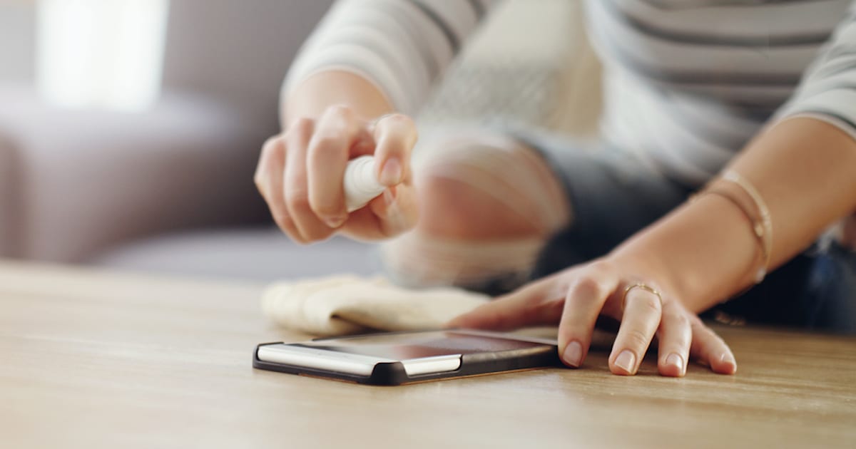Here Are the Best Ways to Sanitize Your Phone's Surface