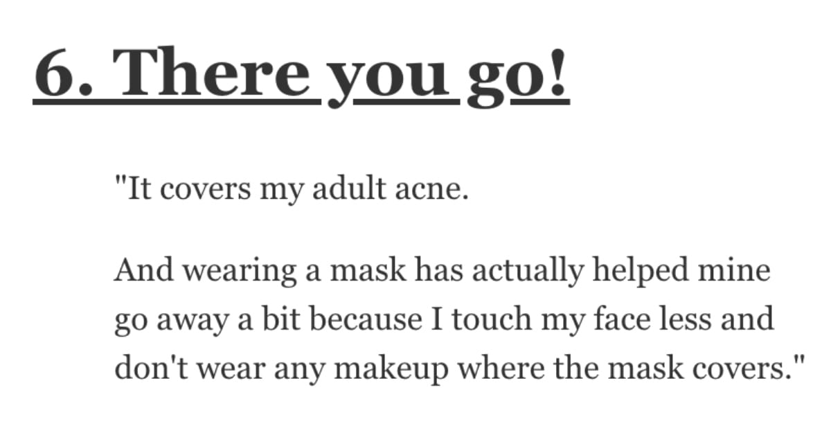 15 People Share Other Reasons Why They Like Wearing Masks in Public