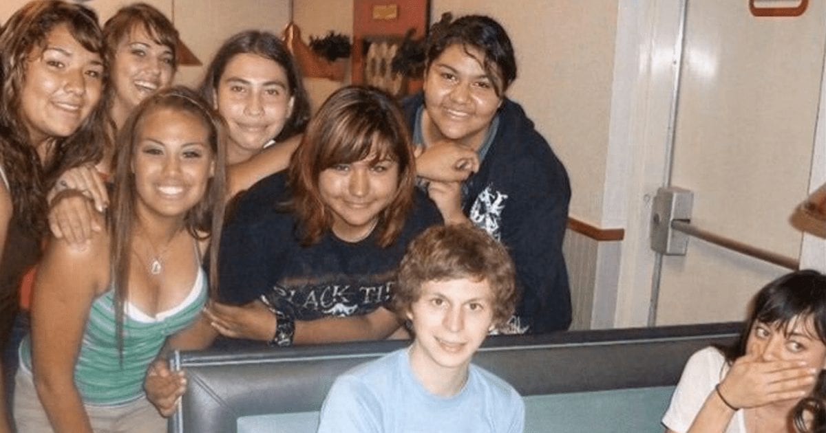The Story Behind the Adorable Photo of Michael Cera and Aubrey Plaza
