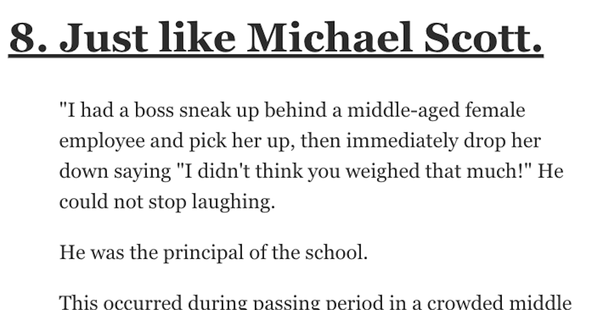 People Who Ve Worked For Bosses Like Michael Scott Share What It Was Like