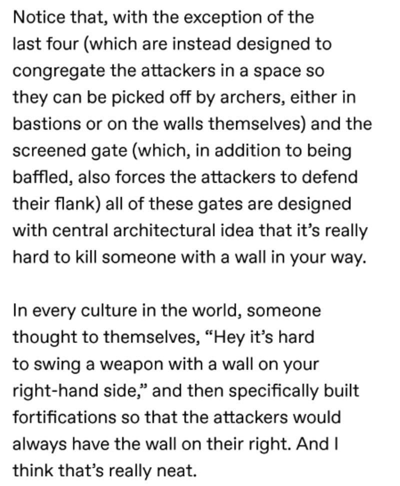 hey s hard swing weapon with wall on right hand side and then specifically built fortificatio This Online Thread Discusses How Fierce Medieval Battle Tactics Really Were