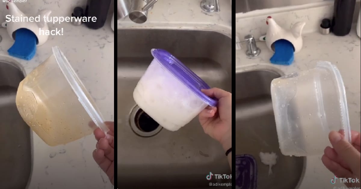 Here's How to Get Stains Out of Your Tupperware... for Real!
