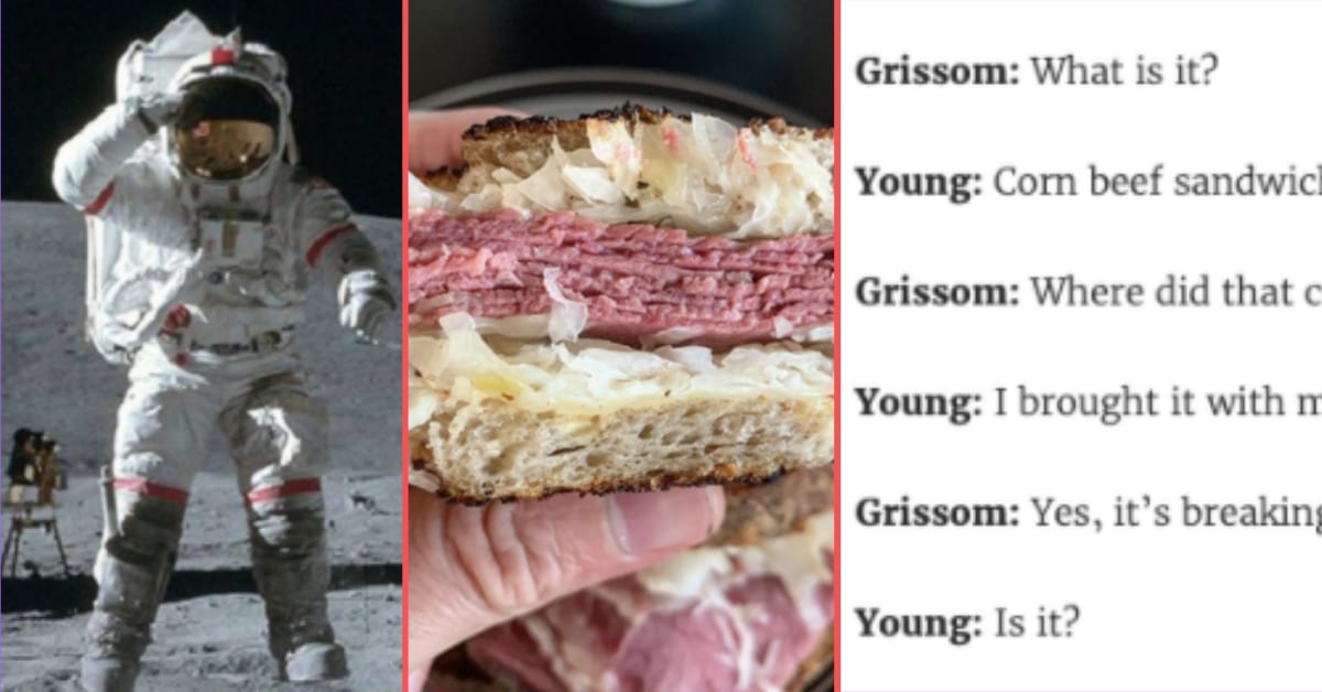 This One Time an Astronaut Smuggled a Corned Beef Sandwich To Space