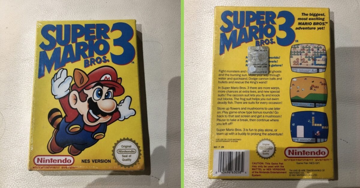 A Sealed Copy of Super Mario Bros. 3 Just Sold For BIG Bucks