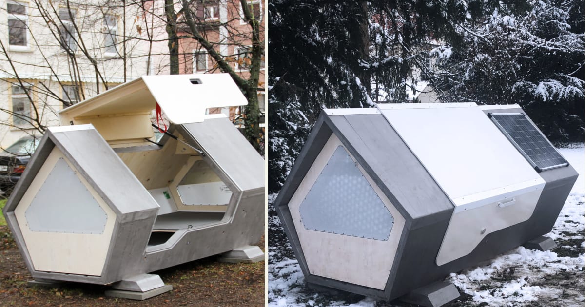 One German City Is Tackling Their Homeless Problem With Custom-Build Pods