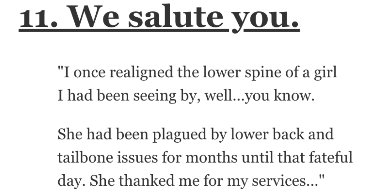 12 People Share The Freaky, Naughty Facts About Themselves