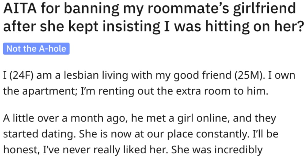 My Room mate's a Lesbian